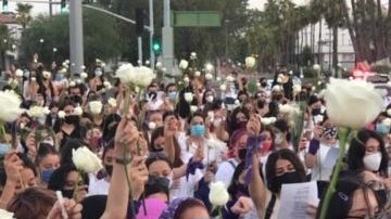 Protestan por asesinato de universitaria.