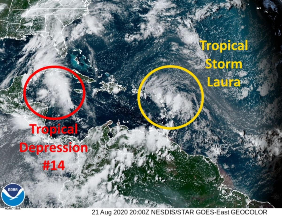 El Caribe está en alerta ante las dos tormentas que se acercan El