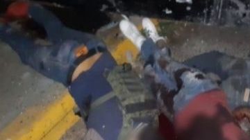 FOTOS: Así quedaron 7 sicarios tras atacar a policías en zona en disputa entre el CJNG y huachicoleros