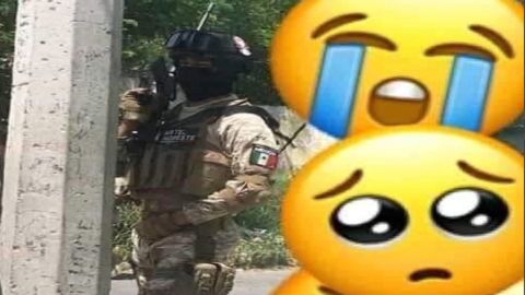 FOTOS: Exhiben en redes a sicario del Cártel del Noreste abatido por soldados mexicanos
