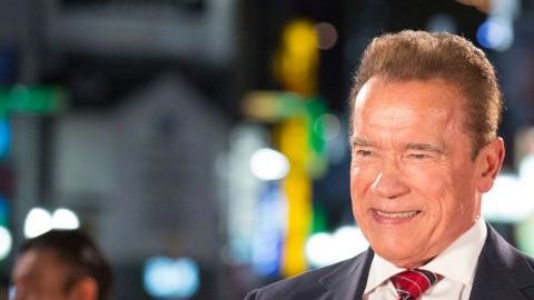 Arnold Schwarzenegger en la premiere de "Terminator: Dark Fate" en Tokio