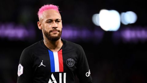 Neymar en un partido con el PSG.