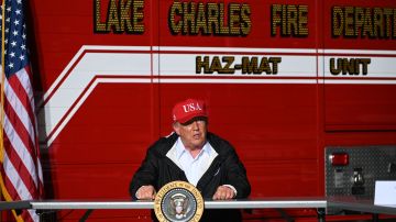 Trump en Lake Charles.