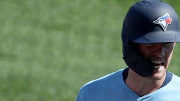 Billy McKinney y Cavan Biggio de Toronto Blue Jays.