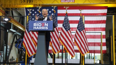 Joe Biden en Pittsburg.