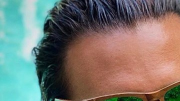 Quique Usales con su perrita Lelita