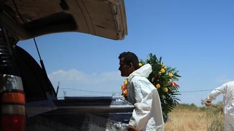 Muertes por coronavirus en México.