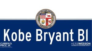 Calle de Los Ángeles se llamará Kobe Bryant