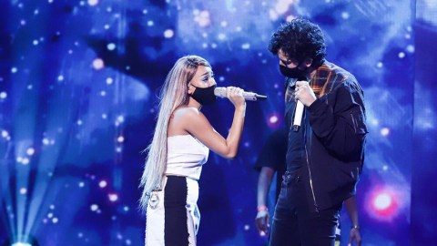 Danna Paola y Sebastián Yatra