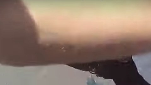 El momento del arresto de Ramón López.