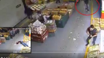 VIDEO: Captan momento exacto en que sicario mata a hombre en mercado
