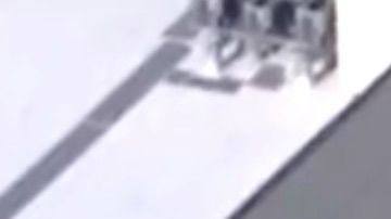 Imagen aérea cedia por Fox26AM del lugar del accidente.