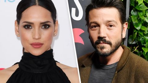 Adria Arjona y Diego Luna.