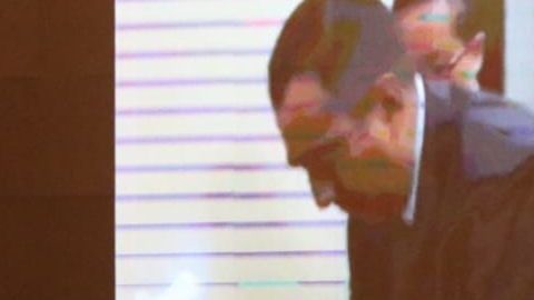 AMLO exhibió el video en la conferencia de prensa.