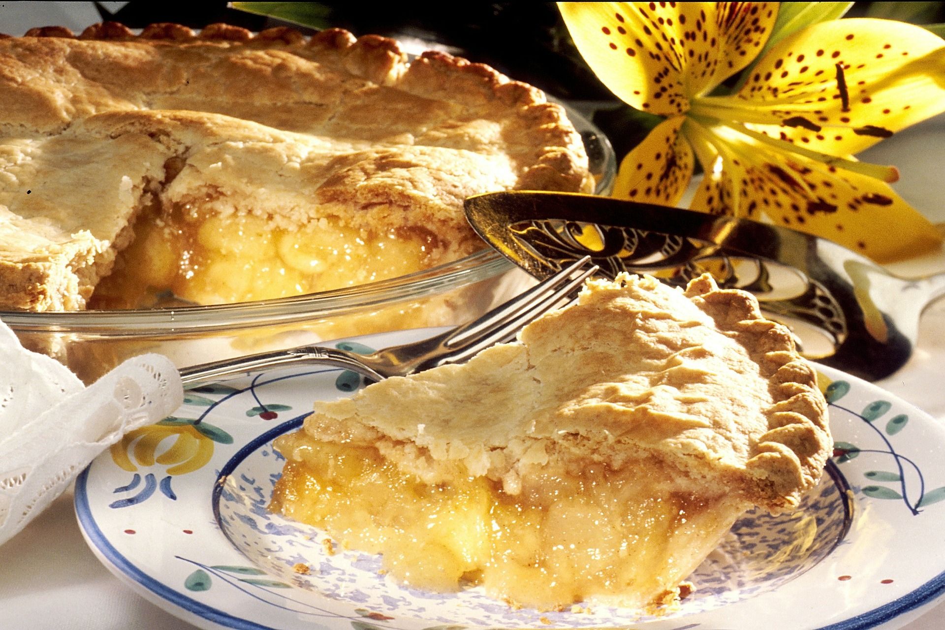 Tarta de manzana.