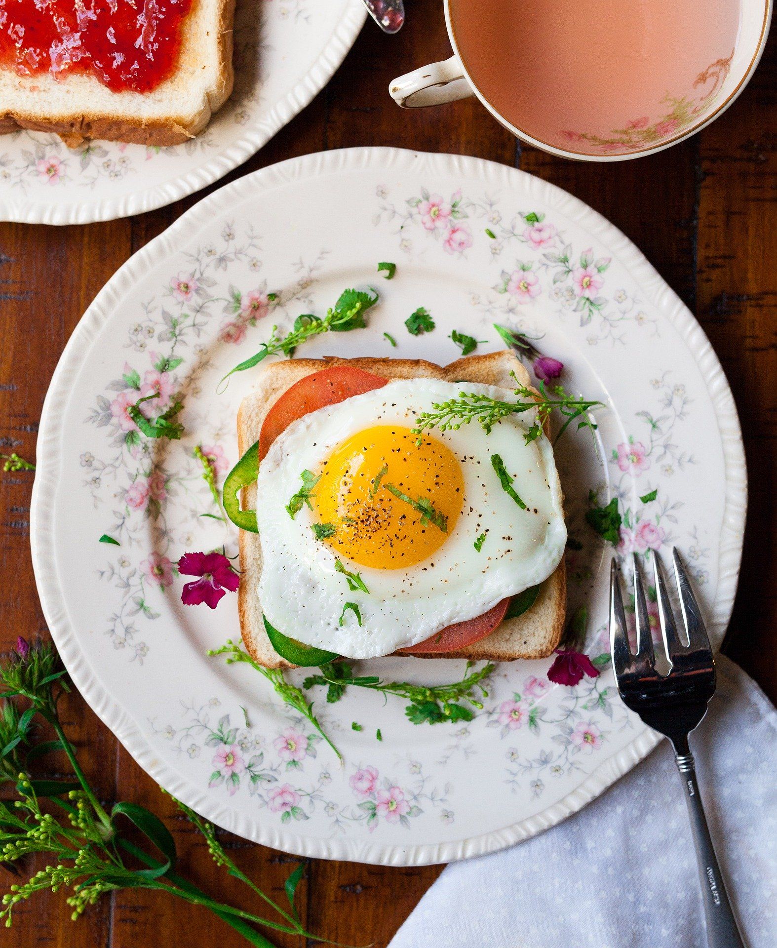 Desayuno con huevo.