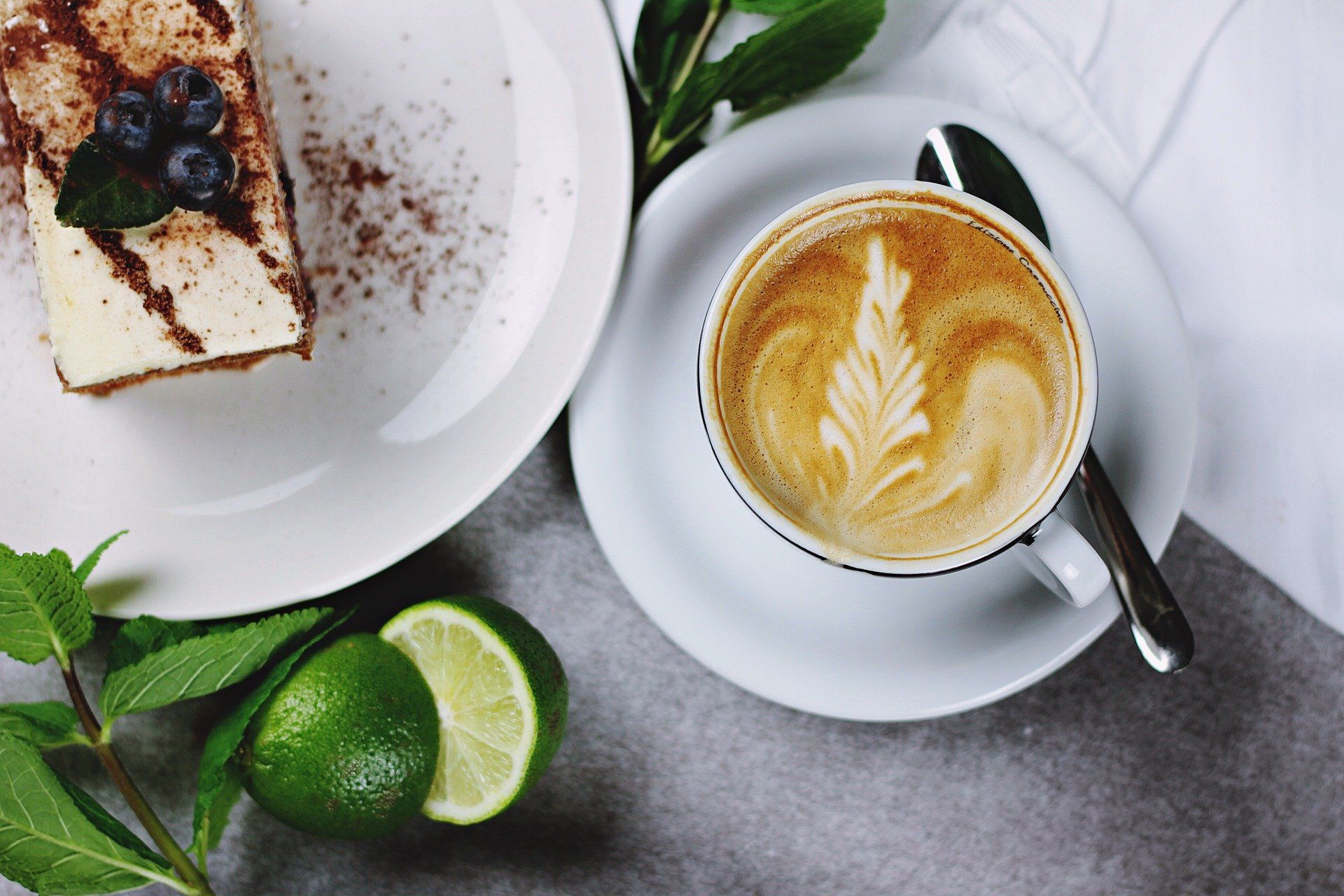 Tarta helada de café.