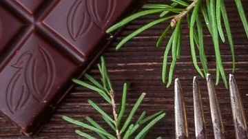Bizcocho de chocolate.