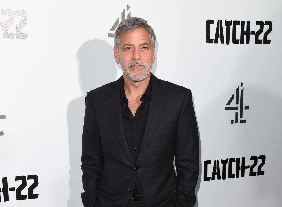 George Clooney en la premiere de "Catch 22".