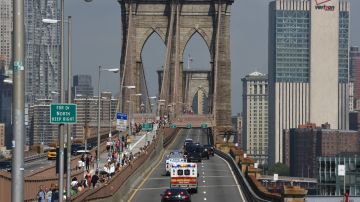 Brooklyn Bridge, ícono de Nueva York desde 1883.
