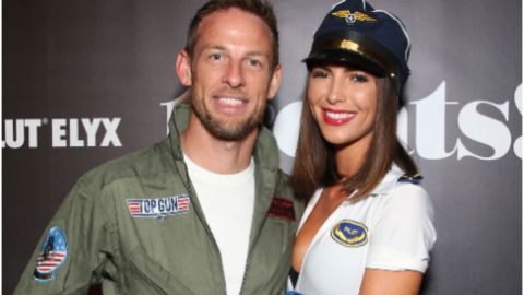 Jenson Button y Brittny Ward