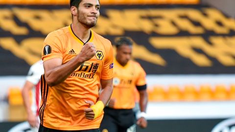 Raúl Jiménez, el héroe del equipo inglés.