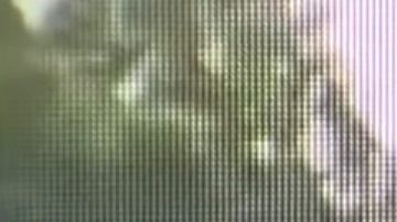 Captura de video de una cámara de vigilancia.