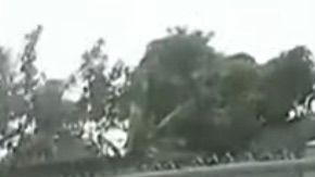 Imagen de la cámara corporal de uno de los agentes de policía del condado de Miami-Dade.