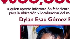 Dylan desaparecido en Chiapas