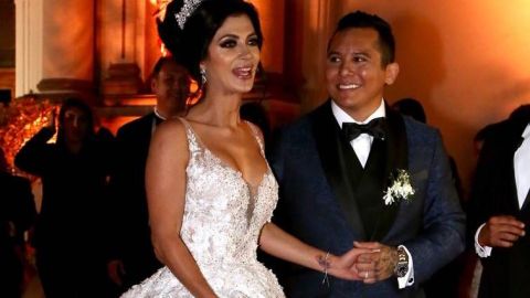 Kimberly Flores y Edwin Luna.