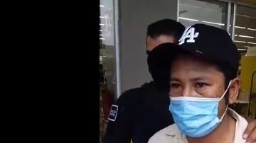 El vendedor fue detenido  por unos minutos.
