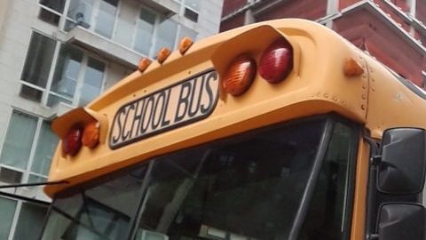 Bus escolar en Nueva York