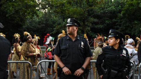 NYPD en ‘West Indian Day Parade’/Archivo.