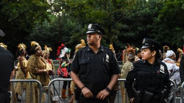 NYPD en ‘West Indian Day Parade’/Archivo.