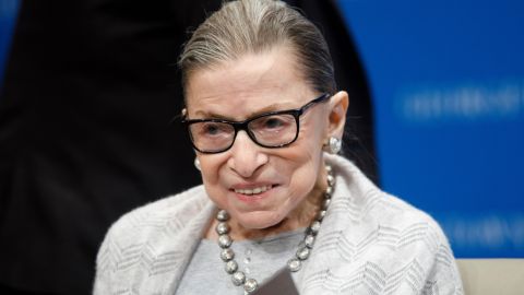 Ruth Bader, jueza de la Corte Suprema.