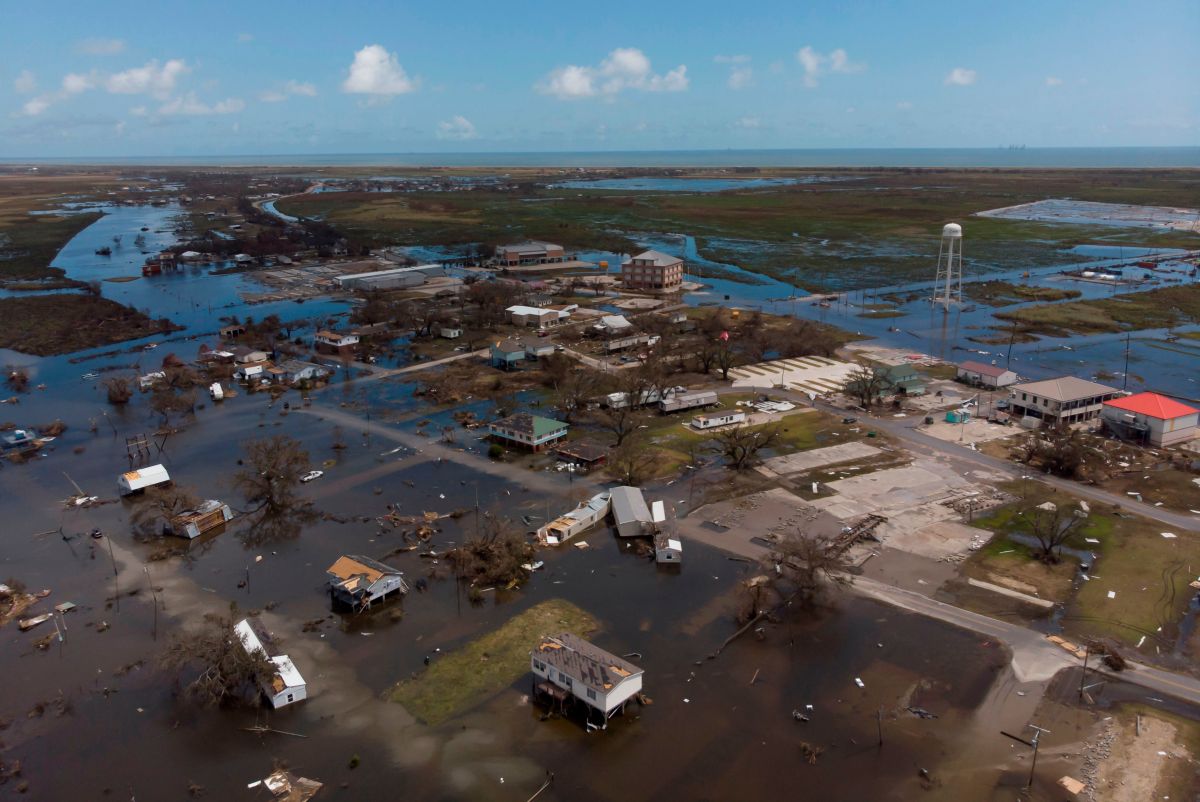 Más de 625,000 viviendas estuvieron en riesgo por el huracán Laura.