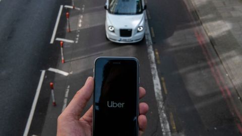 Uber app. / Foto: Getty Images.