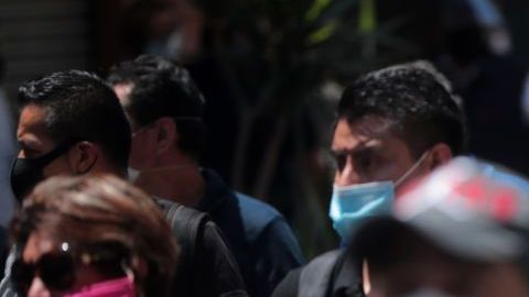 Contagios de coronavirus en México.