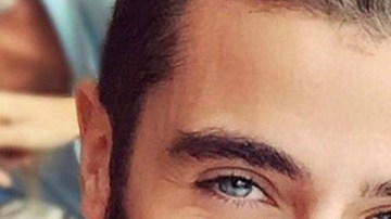 Borja Voces junto a su papá