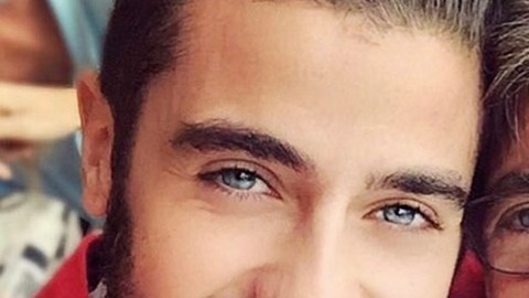 Borja Voces junto a su papá