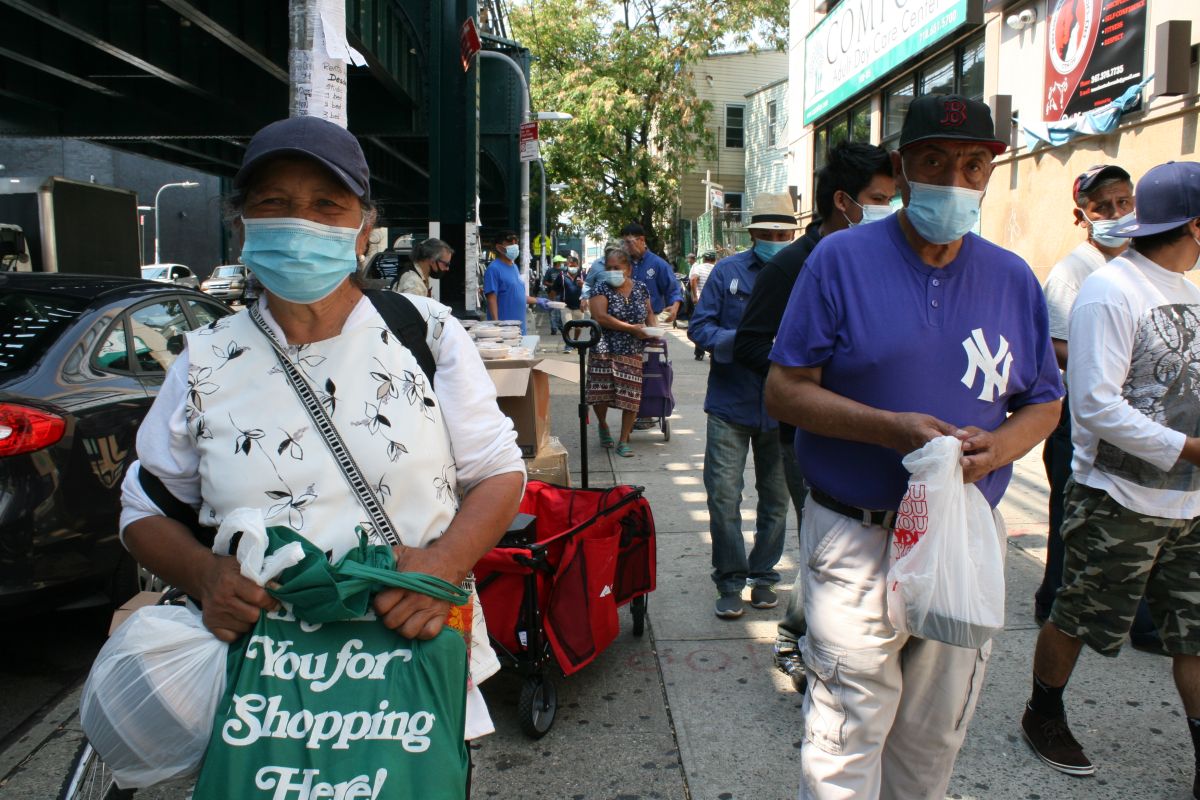 En vecindarios de Queens ha bajado la frecuencia de distribución de comida.