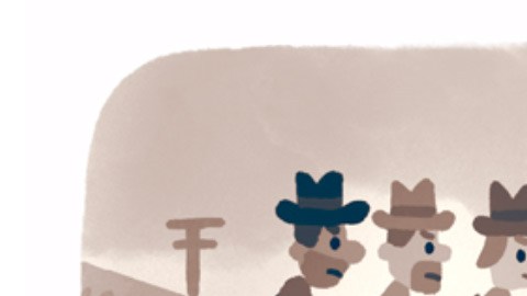 El doodle de Jovita Idar con el que Google la homenajea este 21 de septiembre de 2020.
