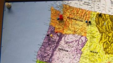 Mapa EEUU  y narcos mexicanos