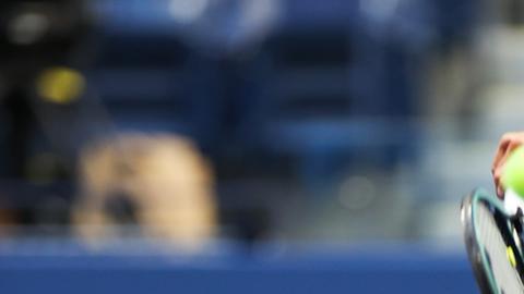 Alexander Zverev durante su partido de semifinal ante el español Pablo Carreño.