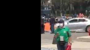 Mujer llama a voluntarios para plantón.