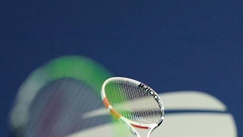 Dominic Thiem durante el partido ante el australiano Alex De Minaur.