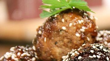 Albóndigas en salsa coreana.