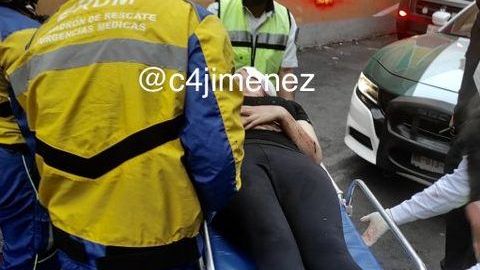La mujer quedó gravemente herida.