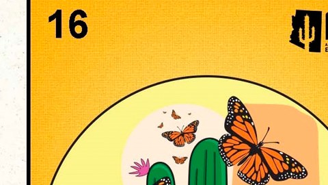 Un par de tarjetas de lotería para invitar a votar.