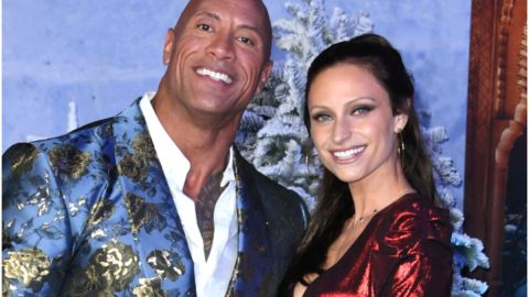 Dwayne Johnson y Lauren Hashian